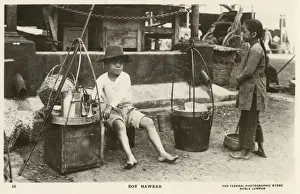 Lumpur Prints: Boy Street Seller - Kuala Lumpur, Indonesia