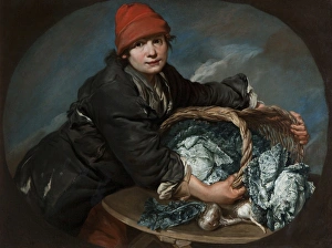 Images Dated 13th September 2010: Boy with Vegetables