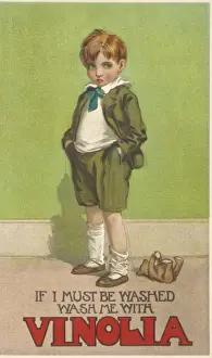 Boy in Vinola Soap Ad