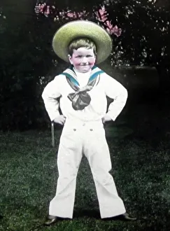 Weston Prints: Boy in the Young Helpers League or Naval Brigade
