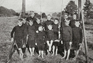 Boys at All Saints Home, Ashdon, Essex