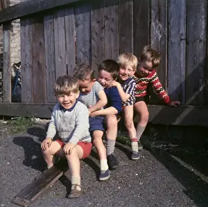 Five boys on a Balham street, SW London