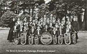 Monks Prints: Boys Band, St Edwards Orphanage, Thingwall, Liverpool