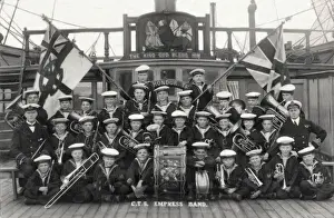Clyde Prints: Boys Band, Training Ship Empress, Helensburgh, Scotland