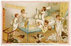 Six Boys Bedtime Fight