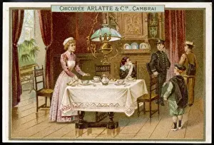 Chicory Prints: Boys at Breakfast