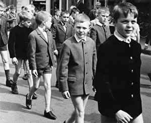 Boys on Church Parade