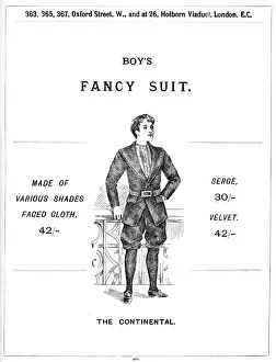 Our Boys Clothing Company, advertisement for clothes