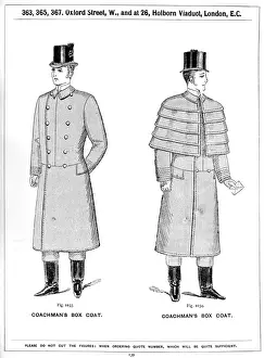 Overcoat Prints: Our Boys Clothing Company, coachmans overcoat