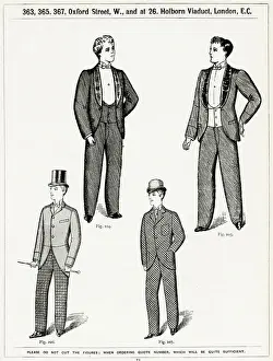 Teenager Prints: Our Boys Clothing Company, teenagers jacket suits 1895