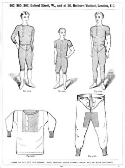 Drawers Prints: Our Boys Clothing Company, undershirts and knicker drawers