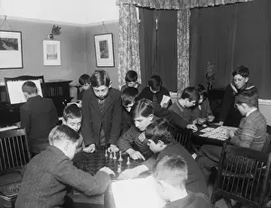 Dull Prints: Boys Club evening activities, February1930