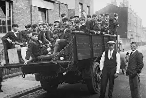 Boys club members in transportation 1928