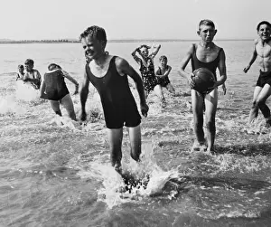 Splashing Prints: Boys Club swimming 1935