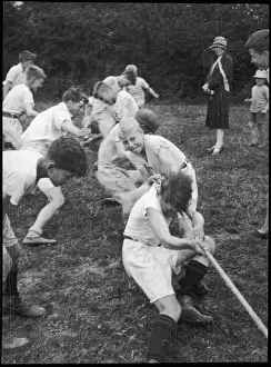 Cubs Prints: Boys Club tug of war 1928