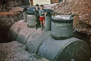 Curiosity Collection: Two boys explore nuclear fallout shelter, Deal, Kent