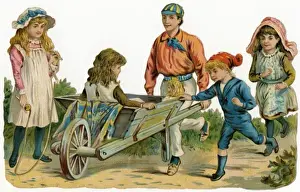 Boys / Girls / Wheelbarrow