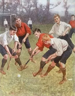 Images Dated 10th May 2011: Boys Hockey Game
