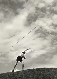 Atop Prints: Boys Hurls Javelin