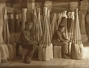 Boys in Packing Room. S. W. Brown Mfg. Co. Evansville, Ind