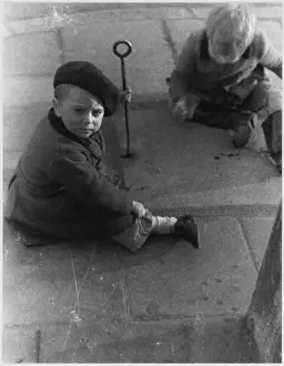 Drain Prints: Boys on the Pavement