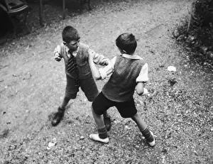 Enjoy Prints: Boys Play Fighting