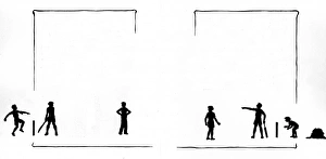 Images Dated 3rd November 2011: Boys playing cricket