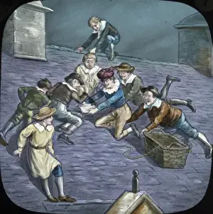 Boys on Roof