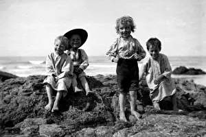 Boys at the seaside