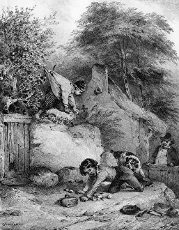 Stealing Prints: Boys Steal Apples