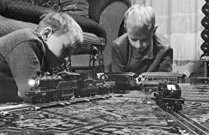Nostalgia Collection: Boys with Train Set