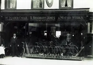 Jones Prints: Bradbury Jones, Leader Cycle Shop, Carmarthen, Wales