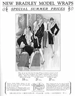 Images Dated 24th September 2014: Bradley Furs Advert, 1927