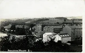 Bradshaw Prints: Bradshaw Mills, Bradshaw Valley, Lancashire