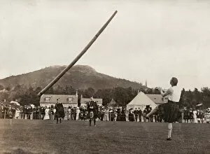 Highland Collection: Braemar Gathering, tossing the caber
