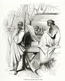 Images Dated 29th May 2019: Brahmin expounding the Veda, India