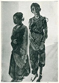 Hinduism Collection: Two Brahmin Girls