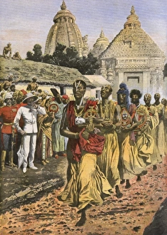 Endurance Gallery: Brahmins walking on hot coals near Madras, India
