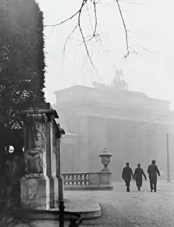 Berlin Collection: Brandenburg Gate in Fog