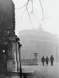 Brandenburg Gate in Fog