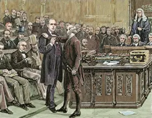 Deputy Prints: Brandlaugh, Charles (1833-1891). English politician. Brandla