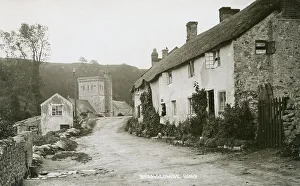Branscombe Prints: Branscombe, Devon - real photo postcard, unknown publisher