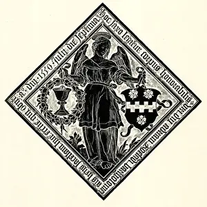 Latin Prints: Brass rubbing, Adrian, grandson of Bartholomew Roeland