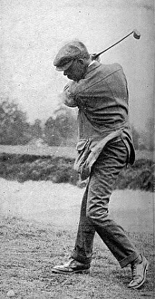 Images Dated 12th September 2020: Brassey shot : top of swing - action shot of James Braid