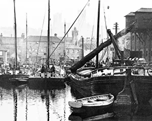 Brayford Pool Lincoln Victorian period