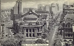 Brazil Prints: Brazil - Teatro Municipal, Rio de Janeiro