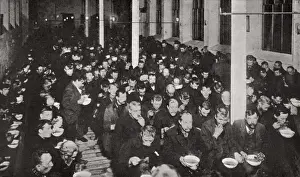 Breakfast at Church Army Shelter, London