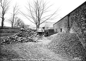 Breaker Gallery: Breaking Basalt for Road Metal, Co. Antrim