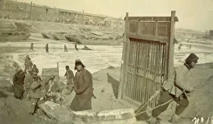 Cold Gallery: Breaking ice for water, Tientsin, China