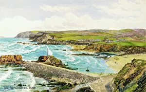 Altered Prints: The Breakwater, Bude, Cornwall